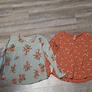 Sonoma Rust Floral Tee